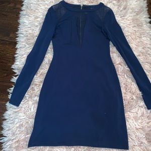 Tight mini/ sheer Express cocktail dress